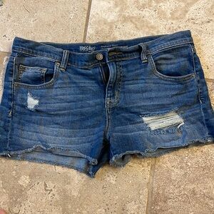 Mossimo denim stretch boyfriend short 10/30